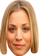 Kaley Cuoco New 2016 Celebrity Face Mask Fancy Dress Cardboard Costume Mask