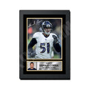 Kamalei Correa 1 Limited Edition Football Signed Print - American Footballer