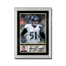 Kamalei Correa 1 Limited Edition Football Signed Print - American Footballer