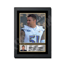 Kamalei Correa 2 Limited Edition Football Signed Print - American Footballer