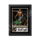 Kamaru Usman 2 Limited Edition MMA Wrestler Signed Print - MMA Wrestling