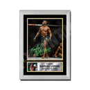 Kamaru Usman 2 Limited Edition MMA Wrestler Signed Print - MMA Wrestling