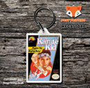 Karate Champ Retro NES Game Cover Art Gaming Keyring