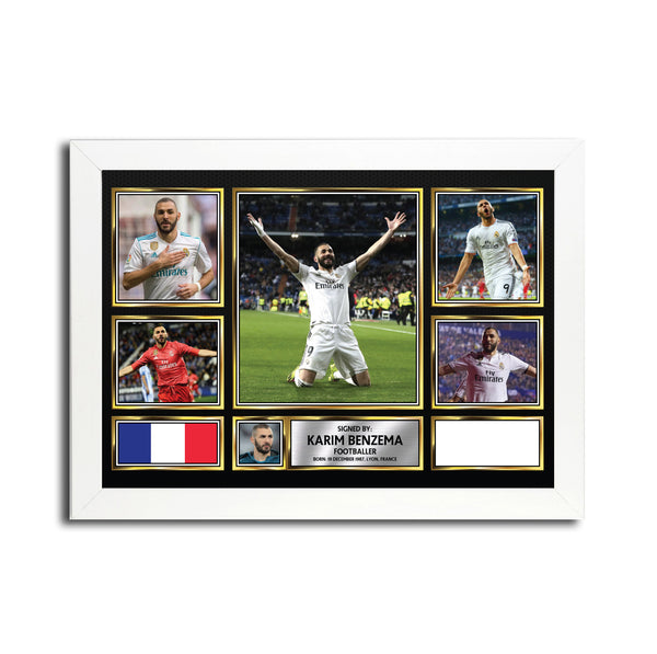 Karim Benzema MC1622 Printed Signature Football Poster