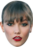 KARLIE KLOSS JB - Model Fancy Dress Cardboard Celebrity Party Face Mask