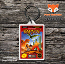 Karate Kid Retro NES Game Cover Art Gaming Keyring