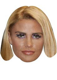 Katie Price Face Mask Celebrity FANCY DRESS HEN BIRTHDAY PARTY FUN STAG DO HEN