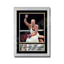 Katlyn Chookagian Limited Edition MMA Wrestler Signed Print - MMA Wrestling