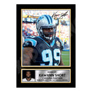 Kawann Short 2 Limited Edition Football Signed Print - American Footballer
