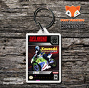 Kawasaki Superbike Challenge Game Inspired Retro Gaming Keyring