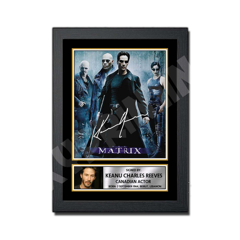 Keanu Reeves 1 Limited Edition Movie Signed Print