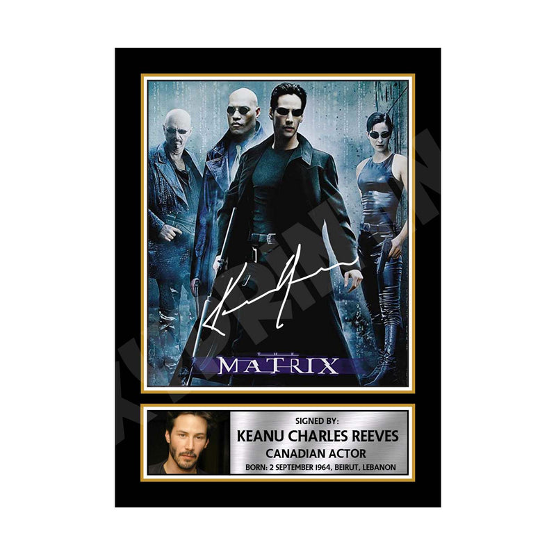 Keanu Reeves 1 Limited Edition Movie Signed Print
