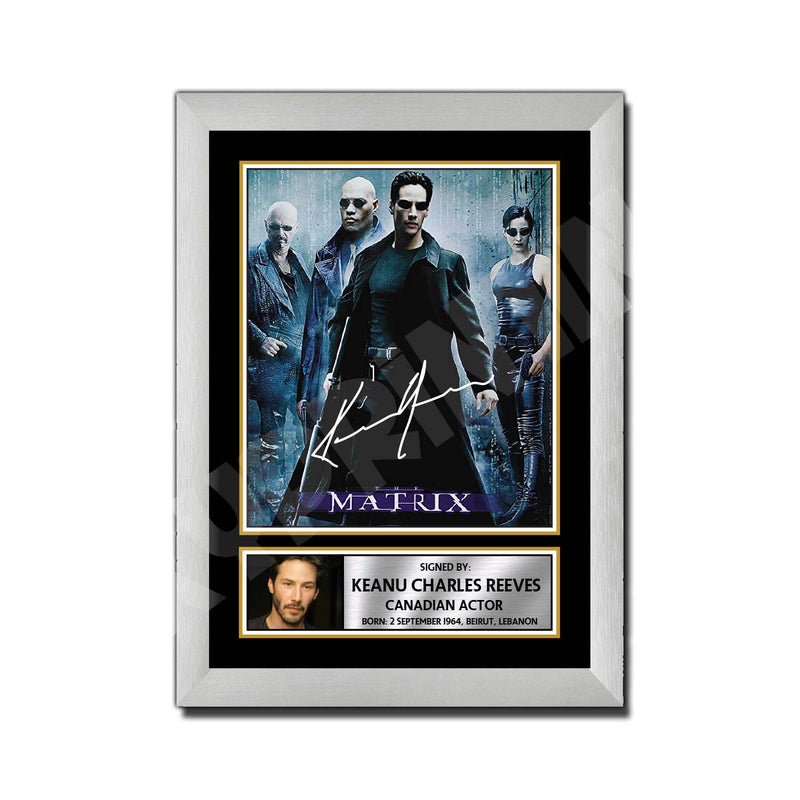 Keanu Reeves 1 Limited Edition Movie Signed Print