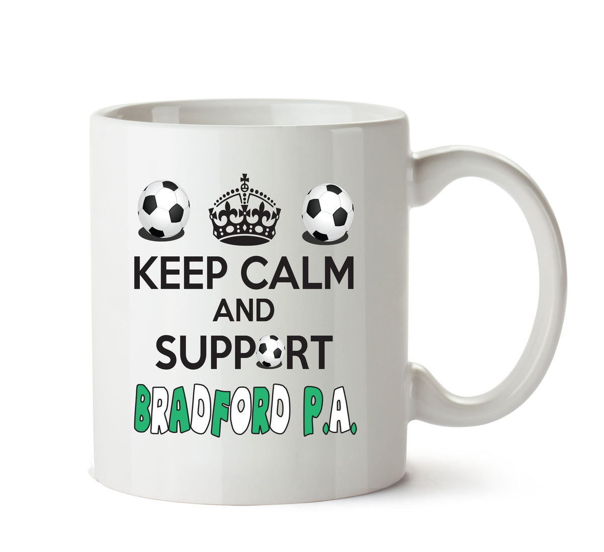 Keep Calm And Support Bradford Park Avenue Mug Football Mug Adult Mug Office Mug – printed mug product image 1