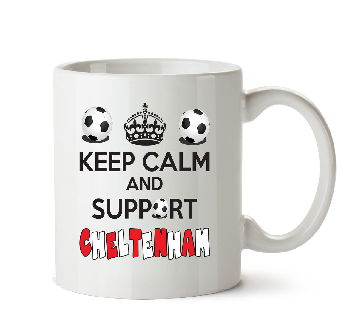 Keep Calm And Support Cheltenham Mug Football Mug Adult Mug Office Mug – printed mug product image 1