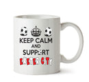 Keep Calm And Support Exeter City Mug Football Mug Adult Mug Office Mug