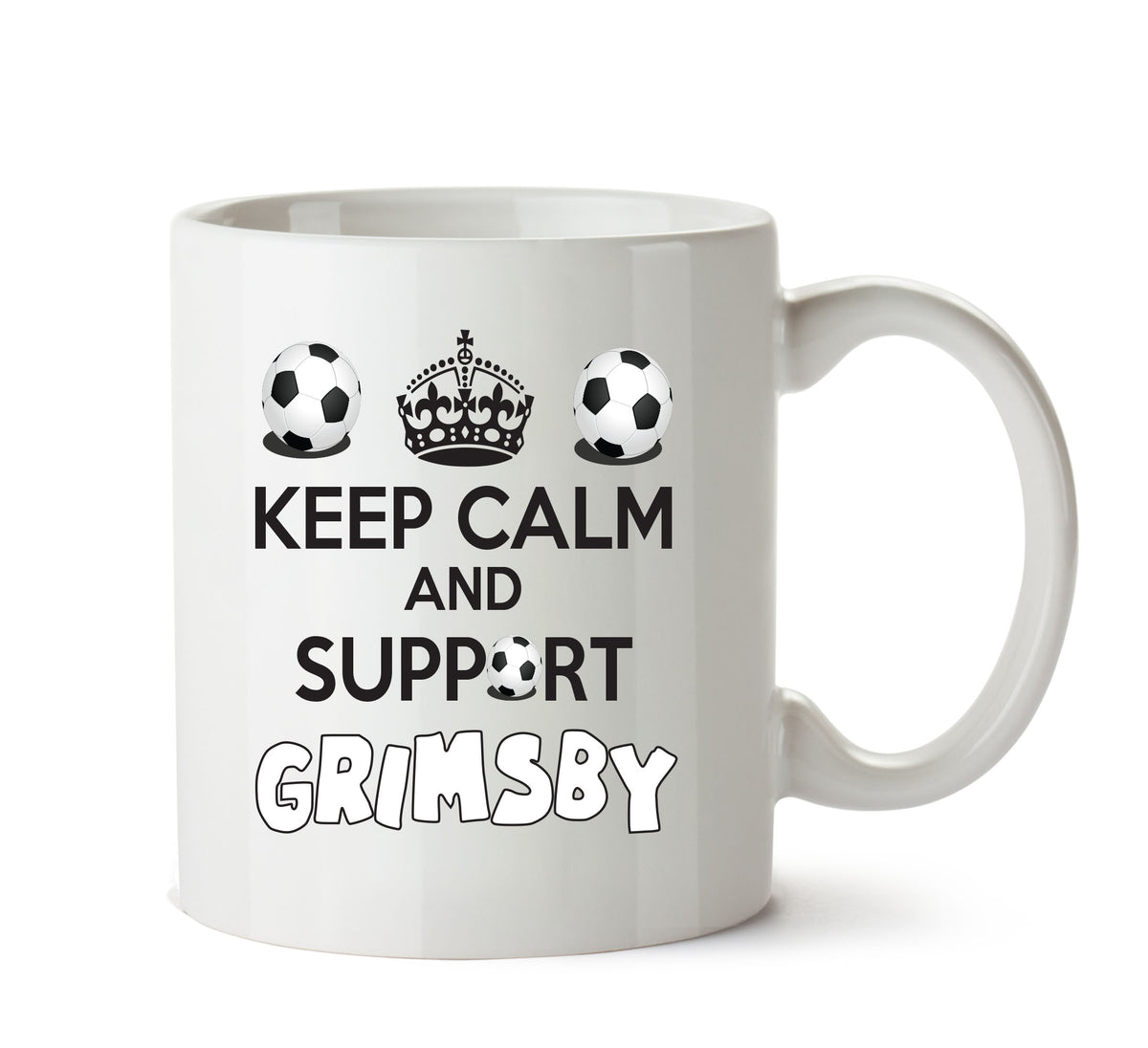 Keep Calm And Support Grimsby Mug Football Mug Adult Mug Office Mug – printed mug product image 1