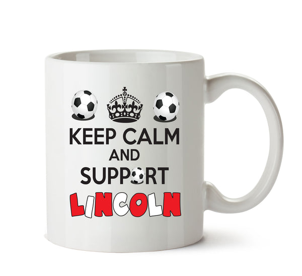 Keep Calm And Support Lincoln Mug Football Mug Adult Mug Office Mug – printed mug product image 1
