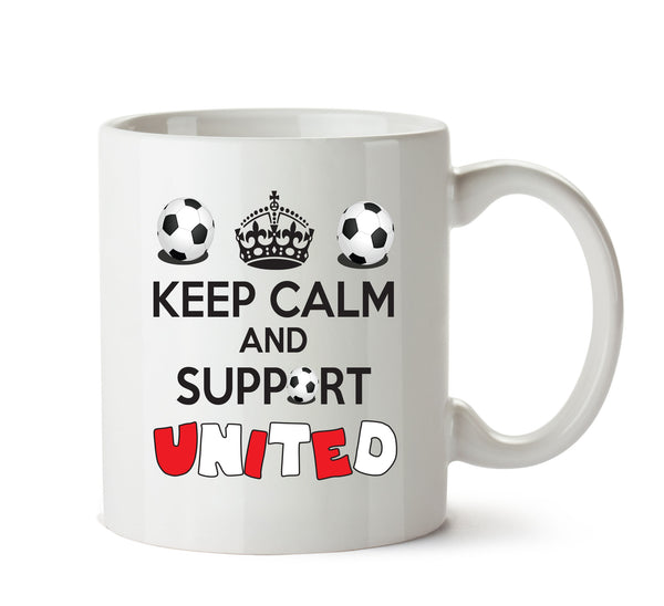 Keep Calm And Support Sheffield United Mug Football Mug Adult Mug Office Mug – printed mug product image 1
