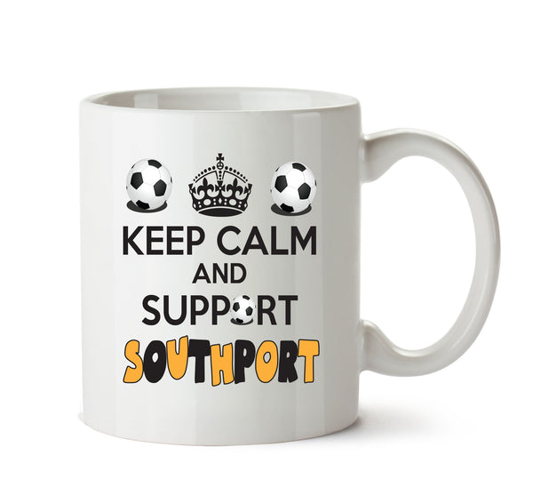 Keep Calm And Support Southport Mug Football Mug – printed mug product image 1