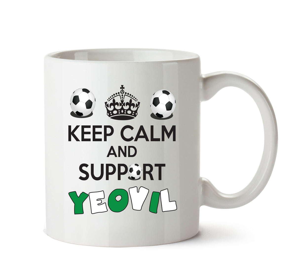 Keep Calm And Support Yeovil Mug Football Mug Adult Mug Office Mug – printed mug product image 1