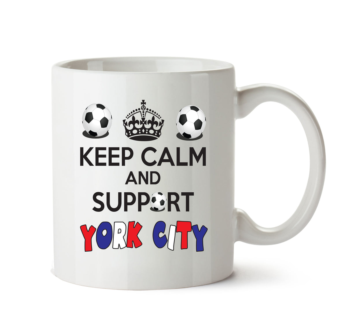 Keep Calm And Support York City Mug Football Mug Adult Mug Office Mug – printed mug product image 1