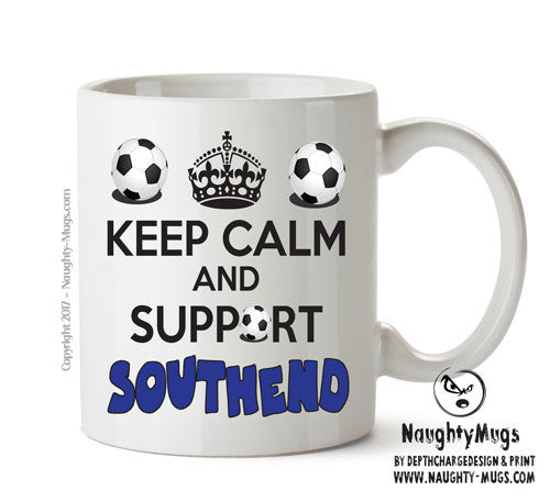 Keep Calm And Support Southend Mug Football Mug