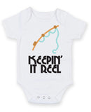 Keeping It Real Fishing Baby Grow Bodysuit