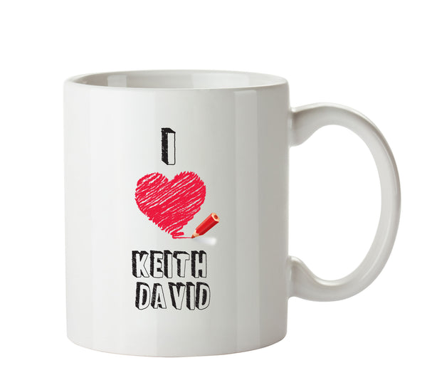 I Love Keith David Celebrity Mug Office Mug – printed mug product image 1