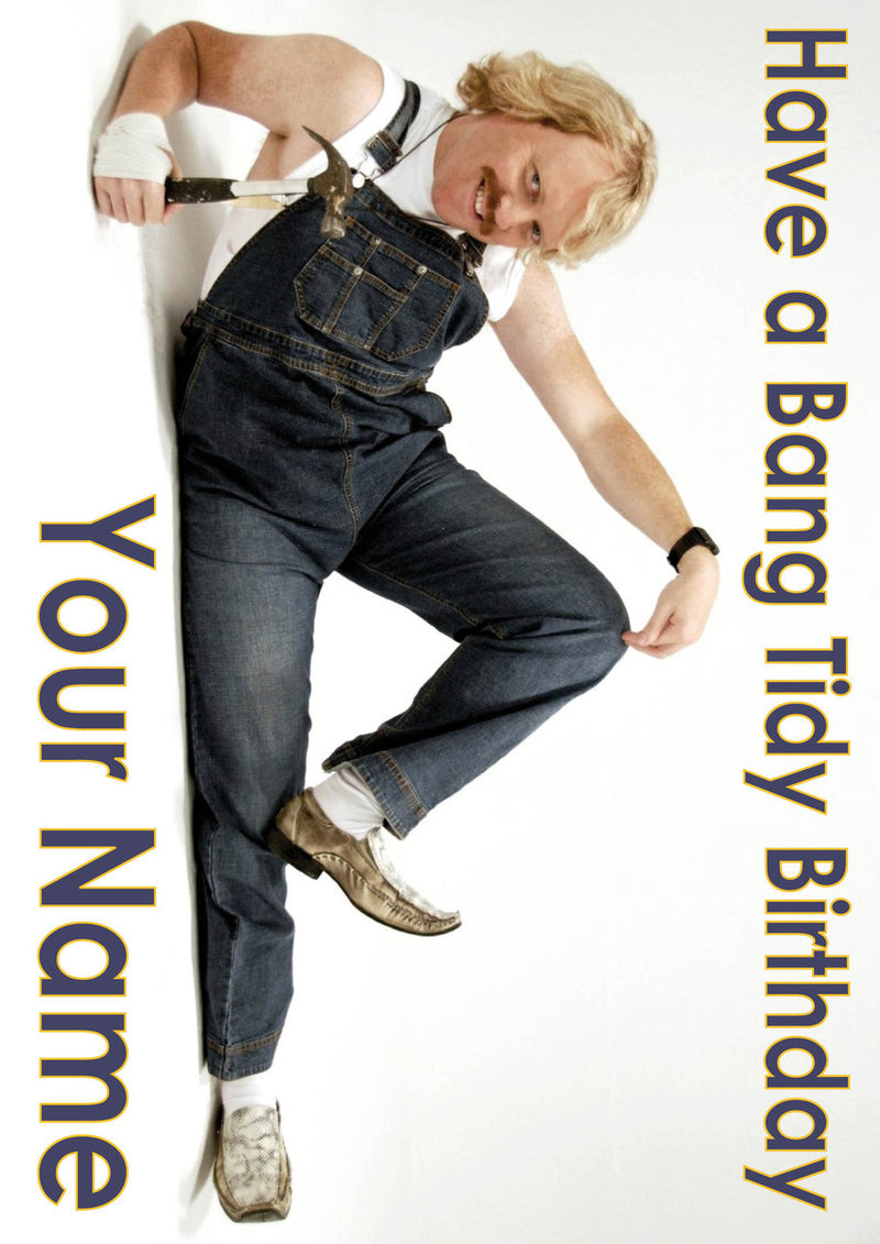 Personalised Keith Lemon Bangtidy INSPIRED Adult RUDE Birthday Card