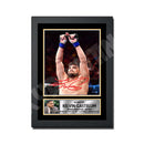 Kelvin Gastelum 2 Limited Edition MMA Wrestler Signed Print - MMA Wrestling