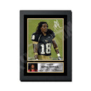 Kemal Ishmael 2 Limited Edition Football Signed Print - American Footballer