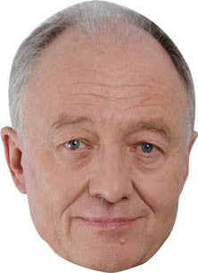 Ken Livingstone Face Mask – Fancy Dress Cardboard Costume Mask