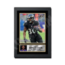 Kenneth Dixon 2 Limited Edition Football Signed Print - American Footballer