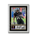 Kenneth Dixon 2 Limited Edition Football Signed Print - American Footballer