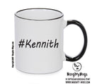 Personalised Your CUSTOM Name Kennith Printed Mug