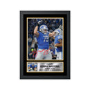 Kenny Wiggins Limited Edition Football Signed Print - American Footballer