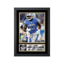 Kerryon Johnson Limited Edition Football Signed Print - American Footballer