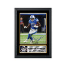 Kerryon Johnson 2 Limited Edition Football Signed Print - American Footballer