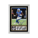Kerryon Johnson 2 Limited Edition Football Signed Print - American Footballer