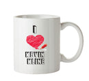 I Love Kevin Kline Celebrity Mug Office Mug
