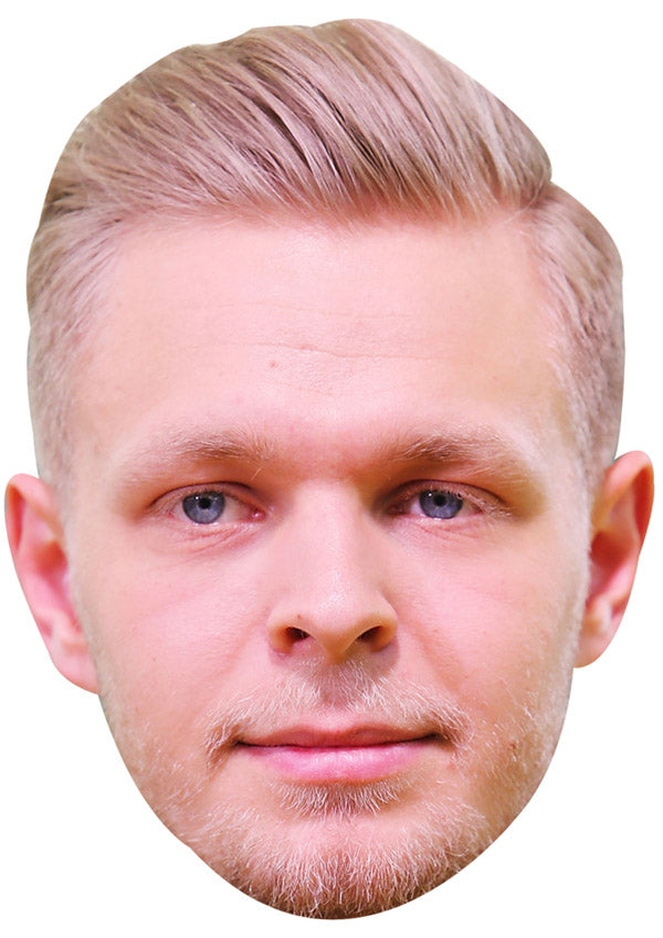 KEVIN MAGNUSSEN JB - Formula 1 Driver Fancy Dress Cardboard Celebrity Party Face Mask