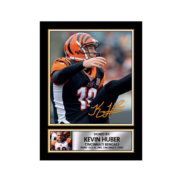 Kevin Huber American Football Printed Signature Print