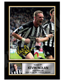 Kevin Nolan 2 Limited Edition Football Player Signed Print - Football