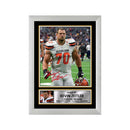 Kevin Zeitler Limited Edition Football Signed Print - American Footballer