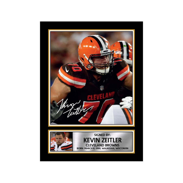 Kevin Zeitler 2 American Football Printed Signature Print