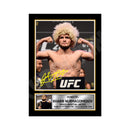Khabib Nurmagomedov 3 Limited Edition MMA Wrestler Signed Print - MMA Wrestling