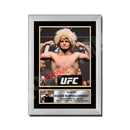 Khabib Nurmagomedov Limited Edition MMA Wrestler Signed Print - MMA Wrestling
