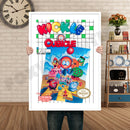 Kickle Cubicle Retro GAME INSPIRED THEME Nintendo NES Gaming A4 A3 A2 Or A1 Poster Art 329