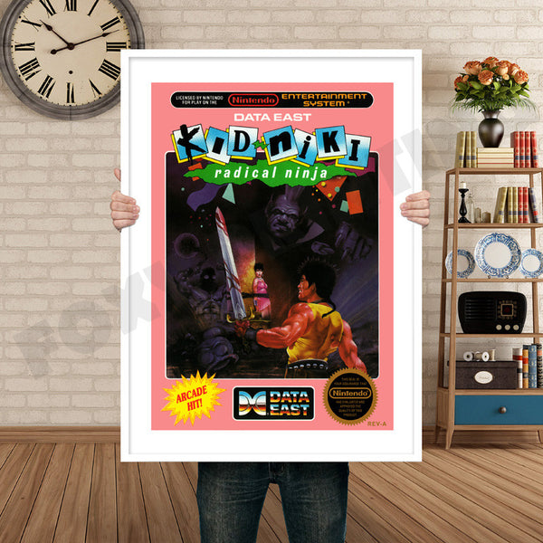 Kid Niki Retro Game Inspired Theme Nintendo NES Gaming
